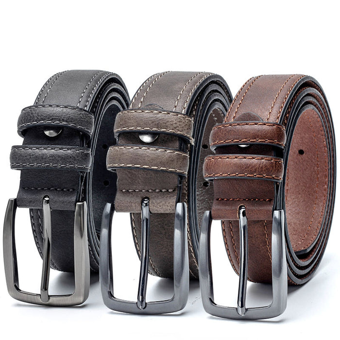 Luxury Split Leather Belt for Men