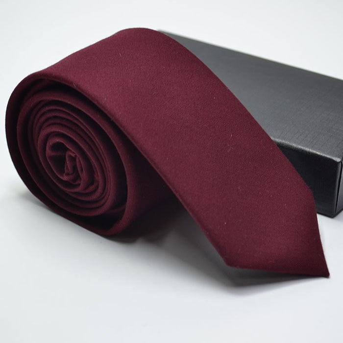 Wool plaid striped tie