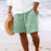 Stripe Print Shorts Summer Fashion Drawstring Sweatpants Casual Clothing For Men