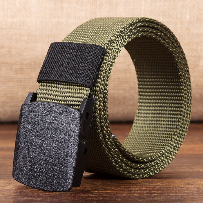 hypoallergenic canvas belt