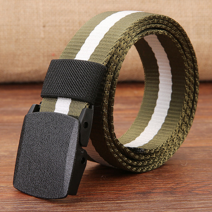 hypoallergenic canvas belt